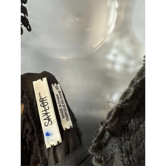 New Free People x Saylor 'Siren' Lace Dress - Black sz XS - Picture 7 of 8